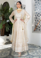 Manahils Angrakha 105 Off White Women 3pcs