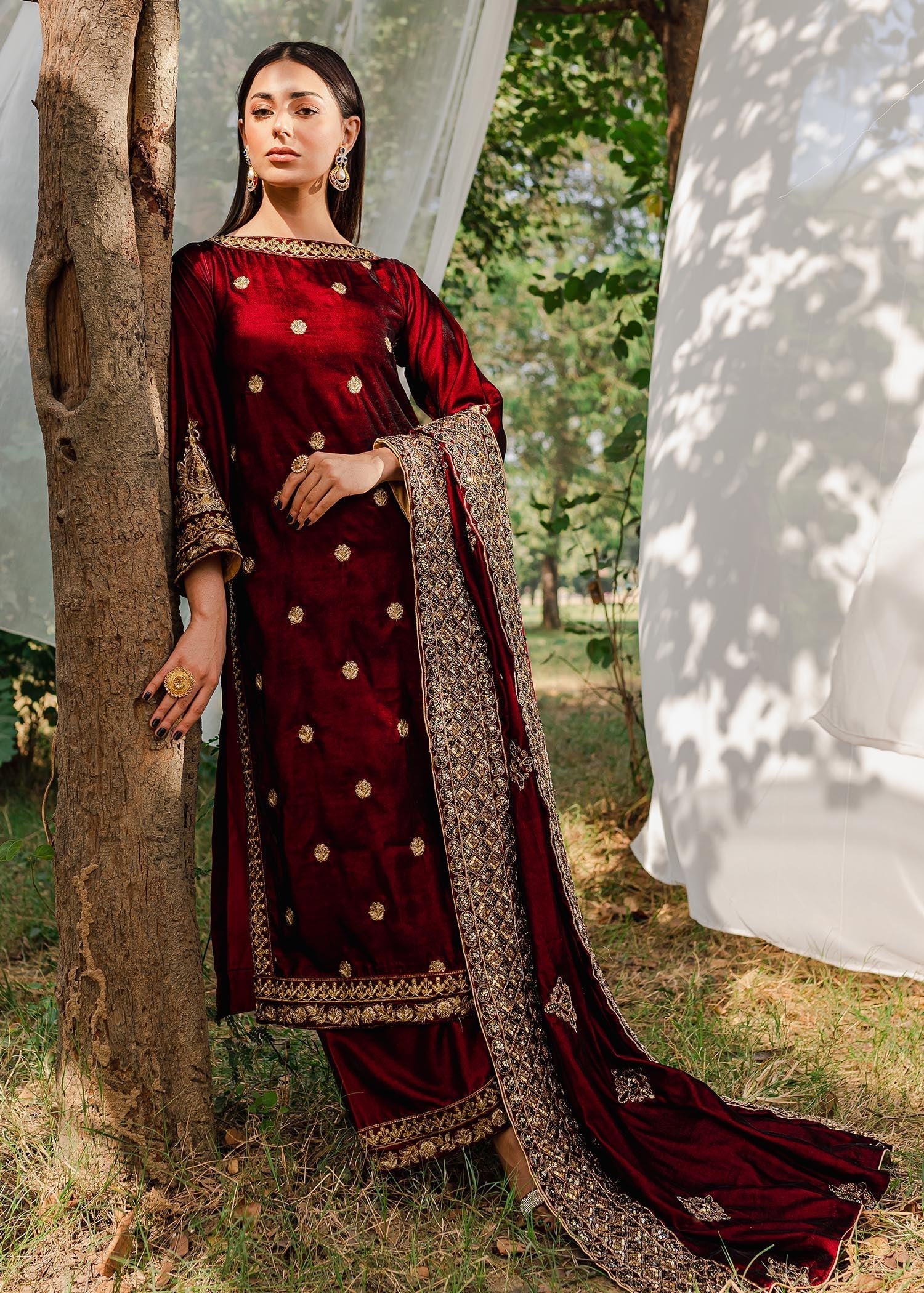 Panache Apparel Surkh Women 2pcs