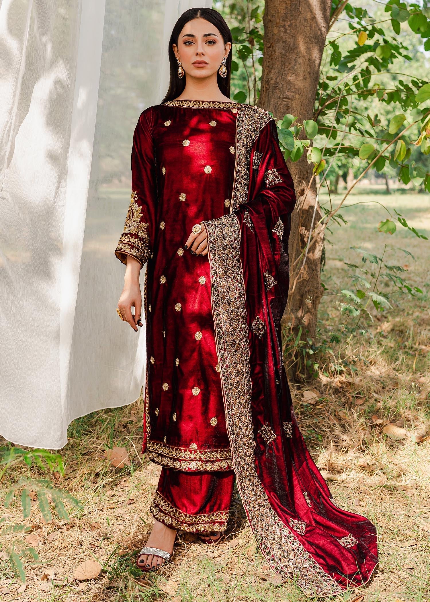 Panache Apparel Surkh Women 2pcs