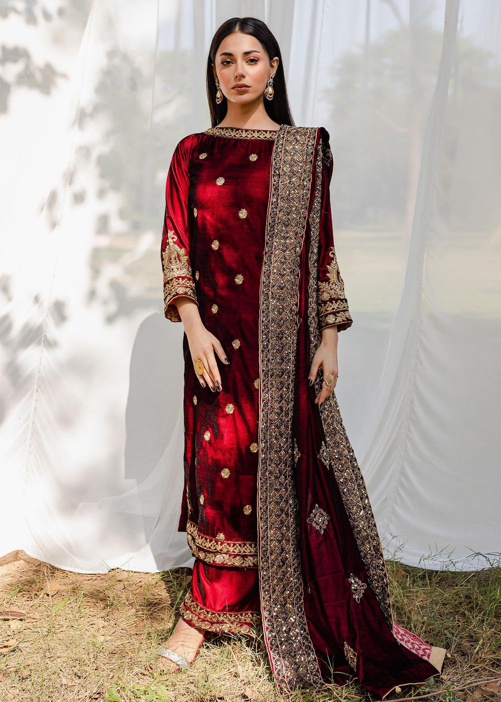 Panache Apparel Surkh Women 2pcs