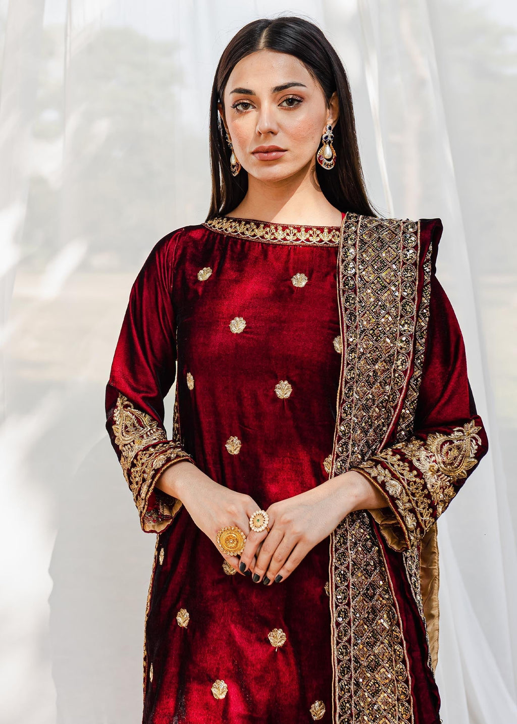 Panache Apparel Surkh Women 2pcs