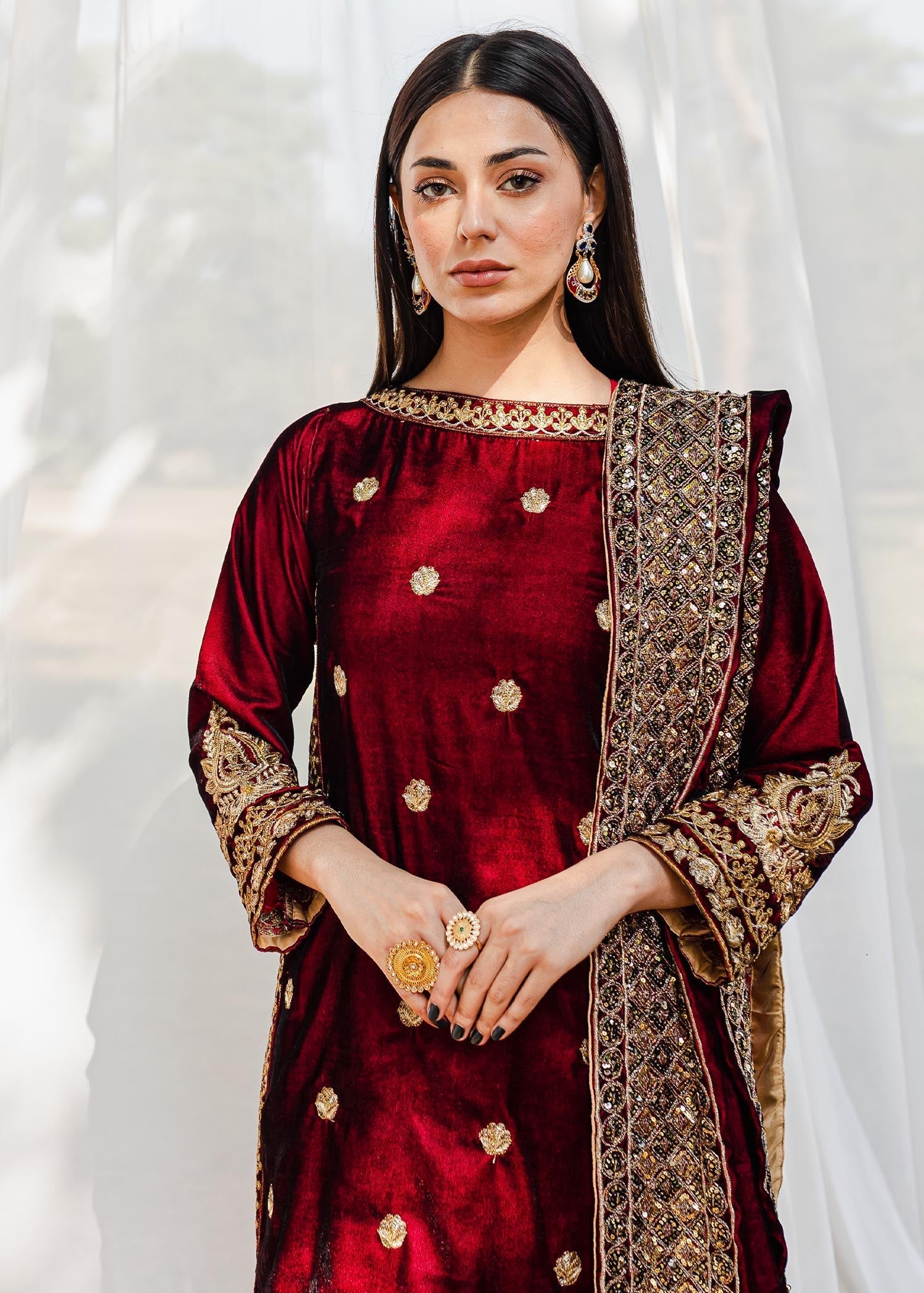 Panache Apparel Surkh Women 2pcs