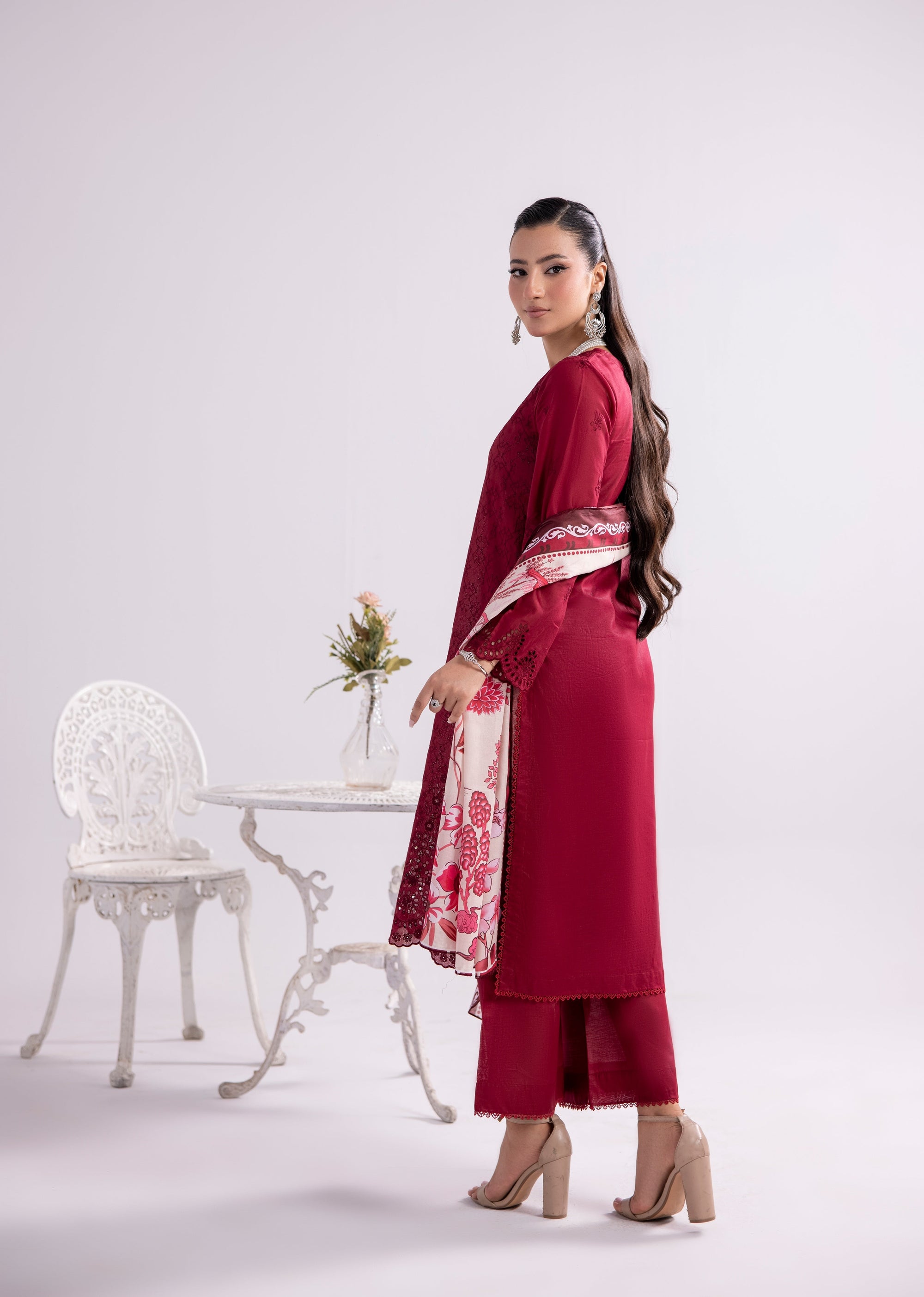 Shanaya Crimson Women 3pcs