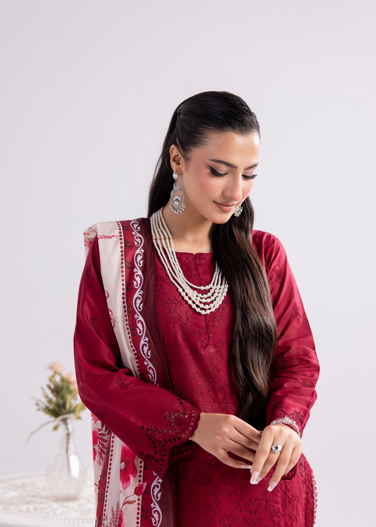 Shanaya Crimson Women 3pcs
