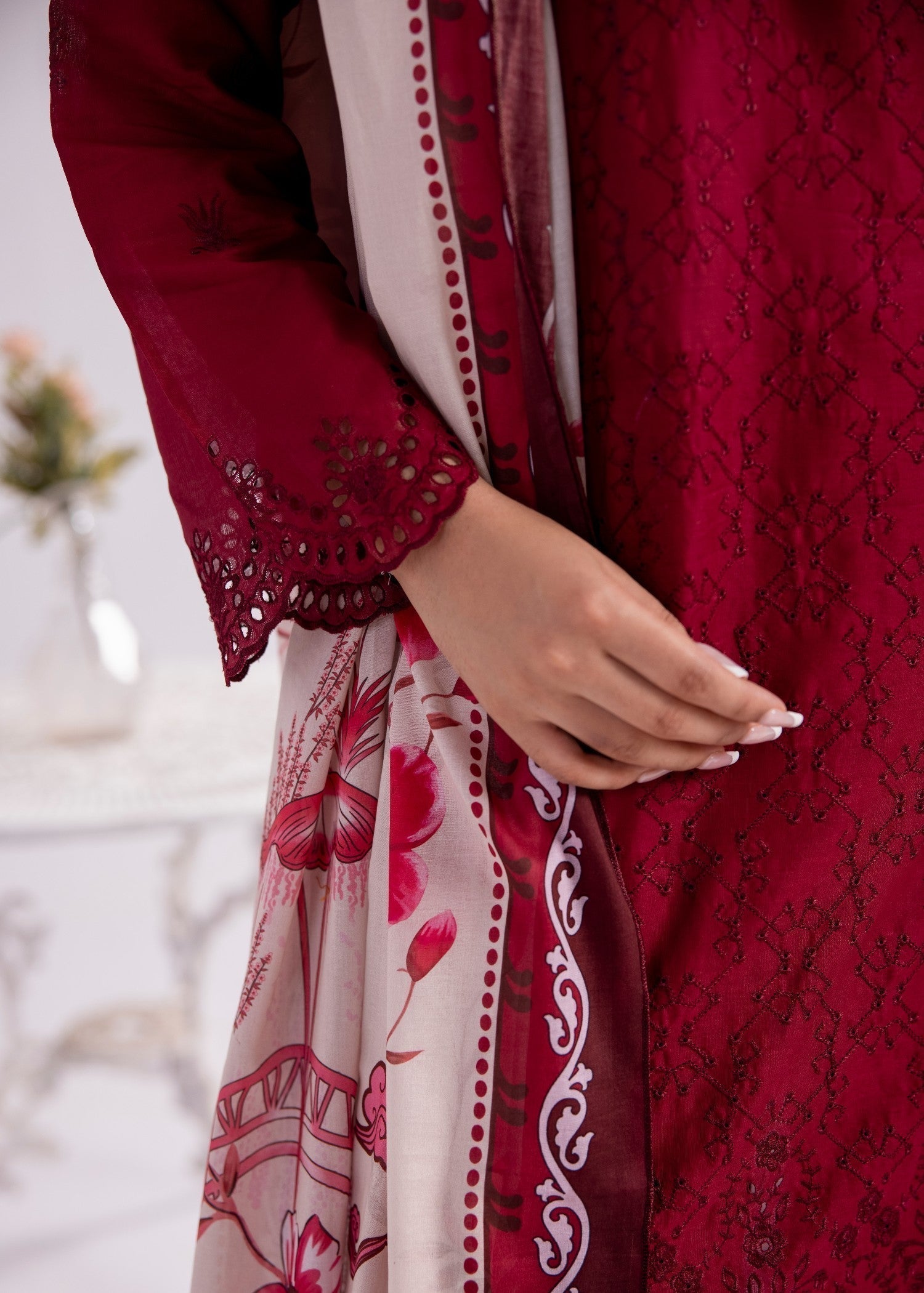 Shanaya Crimson Women 3pcs