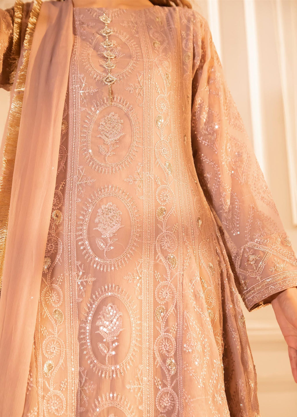 Manahils Maxi 098 LILAC Women 3pcs