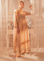 Manahils Anarkali 108 Peach Women 3pcs