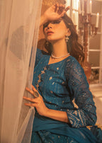 Manahils Maxi 098 Blue Women 3pcs