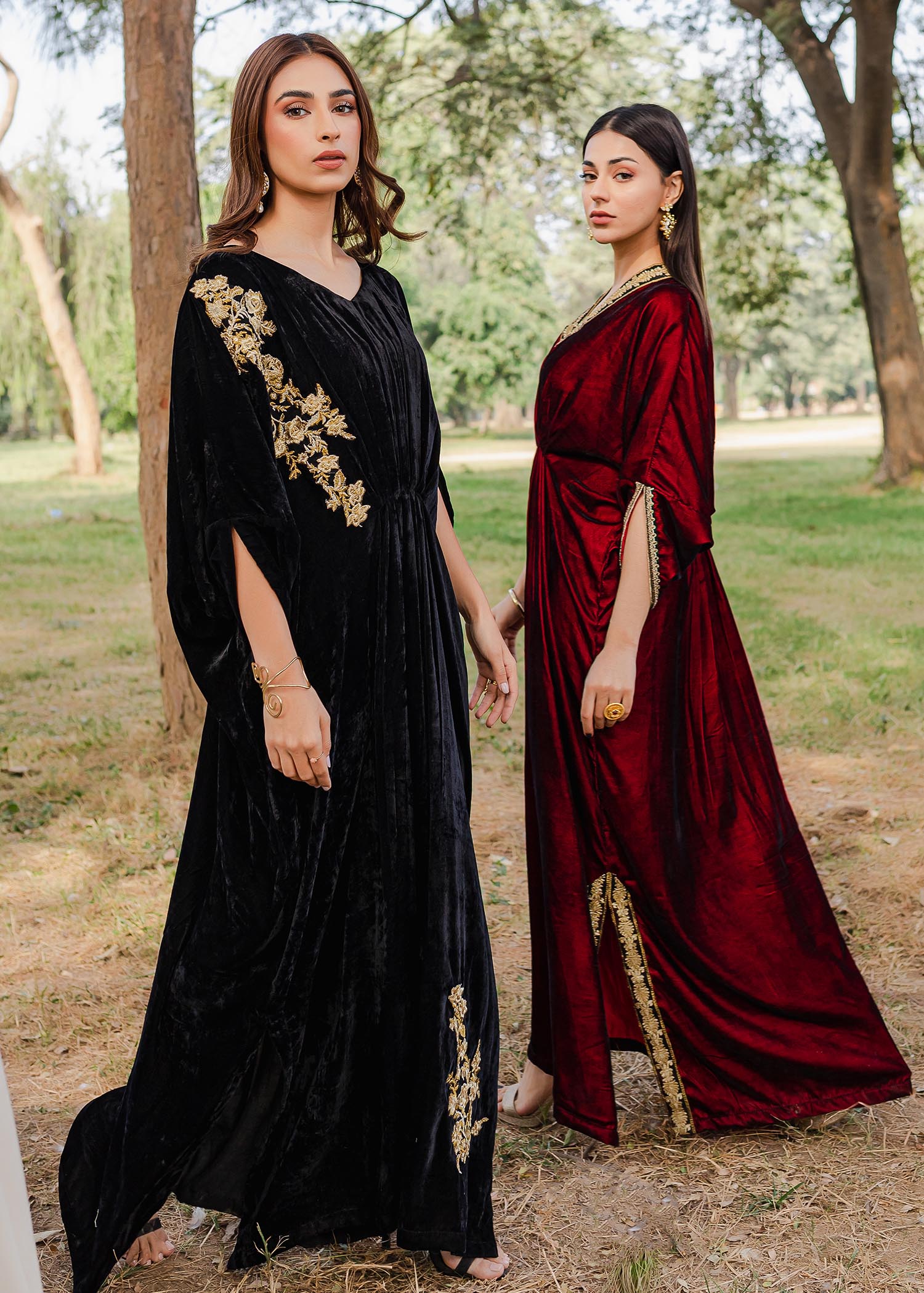 Panache Apparel Kaftan Black Women 1pcs