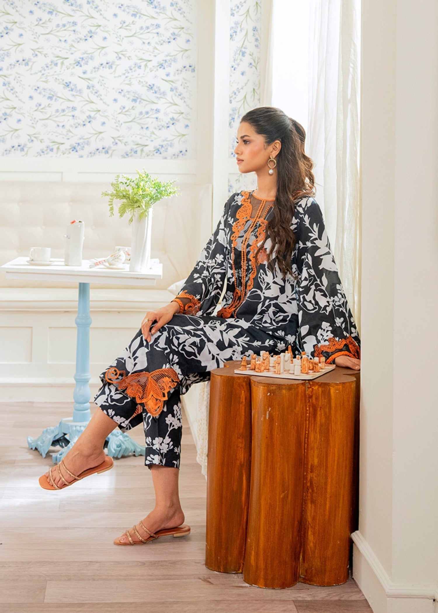 Kross Kulture Digital Print and Embroidered Silk Lawn Suit 01662 Women 2pcs