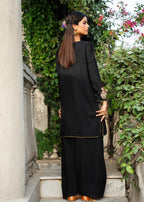 Kross Kulture Embroidered Viscose Suit With Farshi Shalwar 77 Women 2pcs