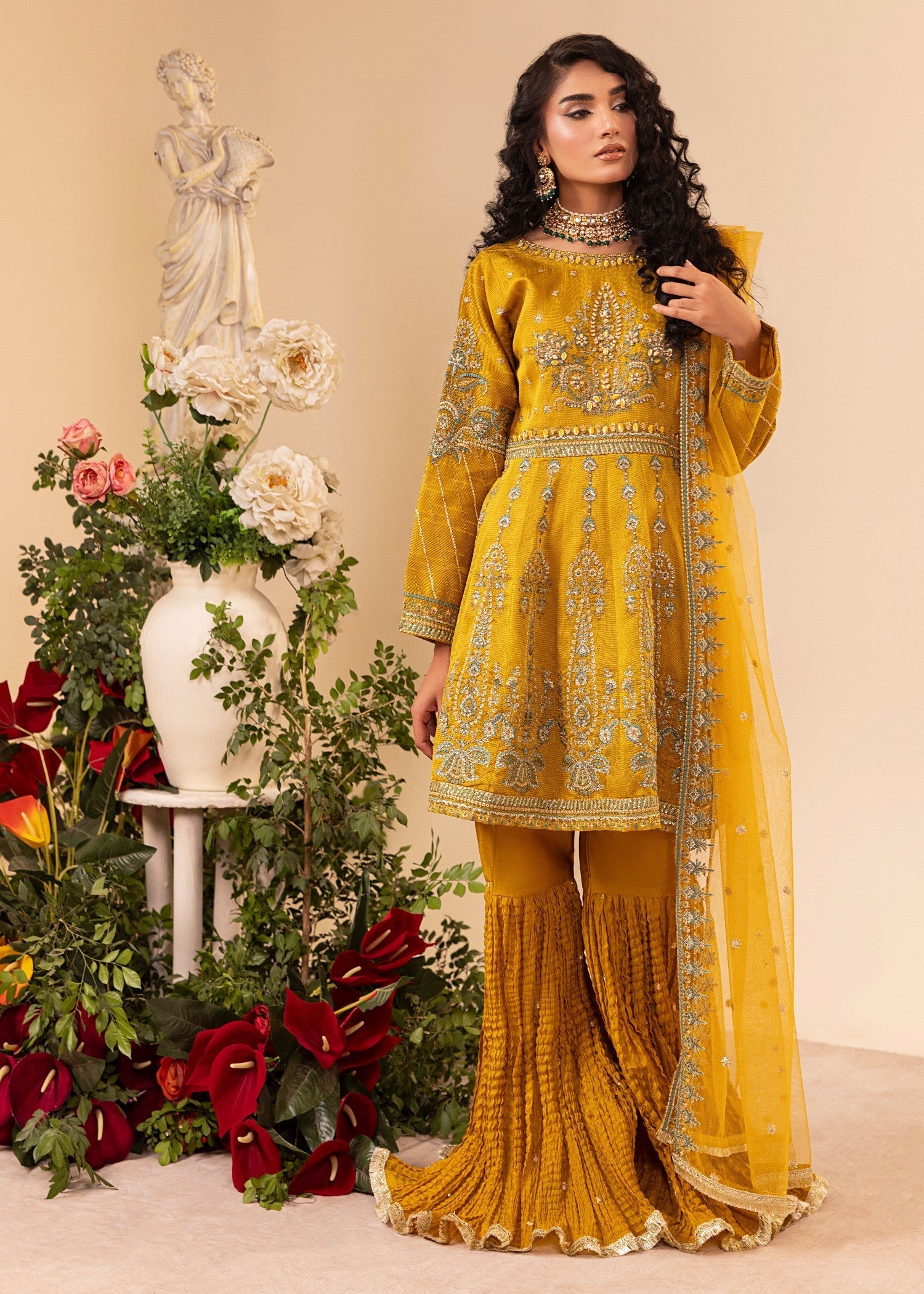Zuri ZAYERA ZP 07 MUSTARD Women 3pcs