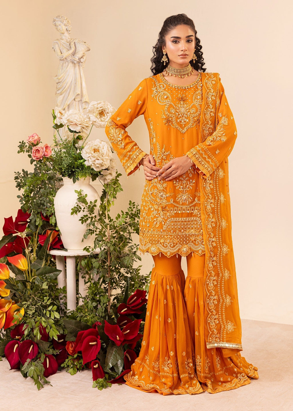 Diara Couture HALA SF 05 ORANGE Women 3pcs
