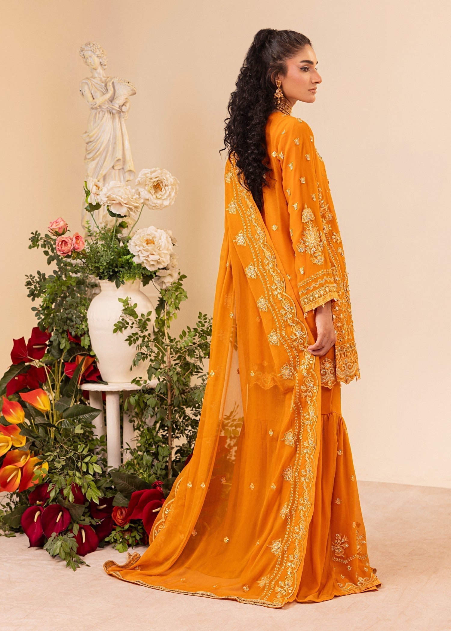 Diara Couture HALA SF 05 ORANGE Women 3pcs