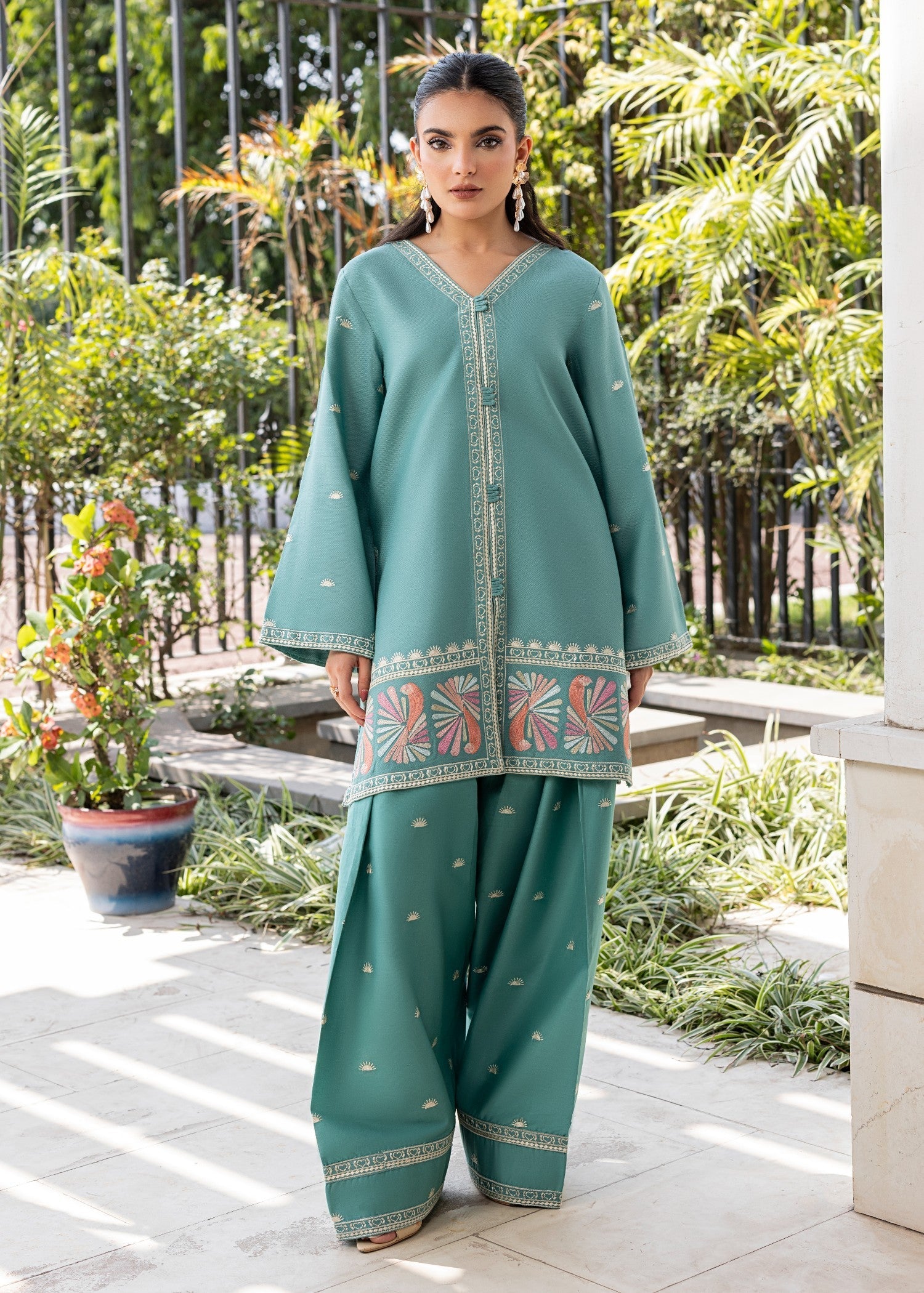 Zuri NORINE ZP 04 SEA GREEN Women 2pcs