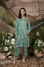 Lakhany Ready to wear Printed Cottel Shirt & Trouser Women 2pcs