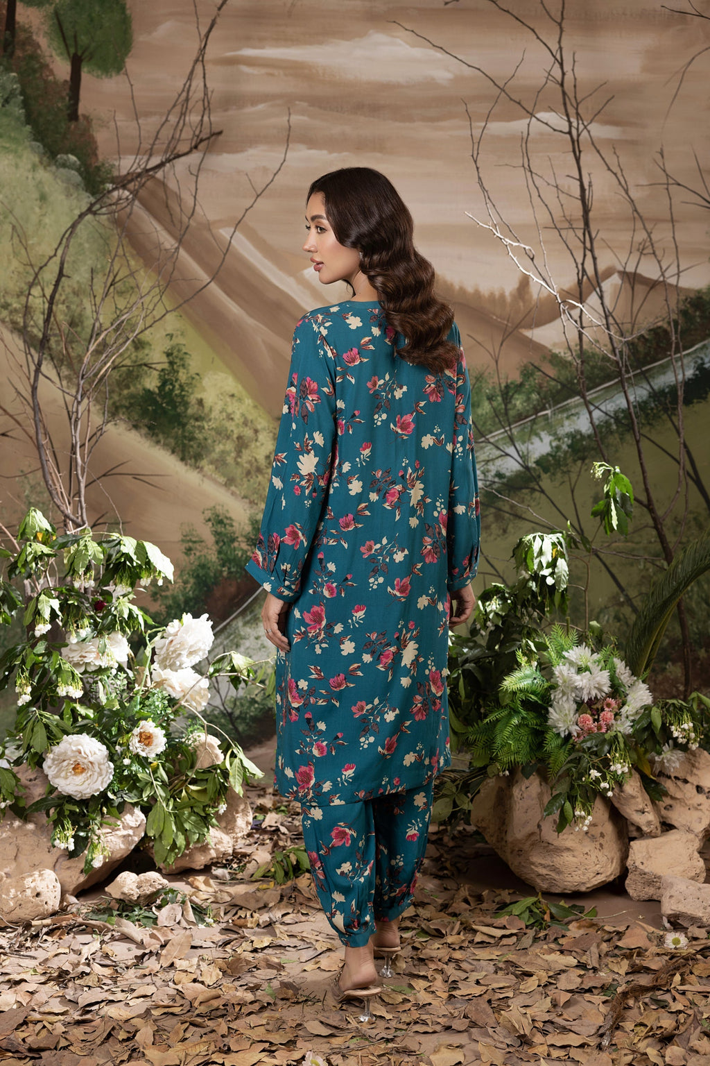 Lakhany Ready to wear Printed Cottel Shirt & Trouser Women 2pcs