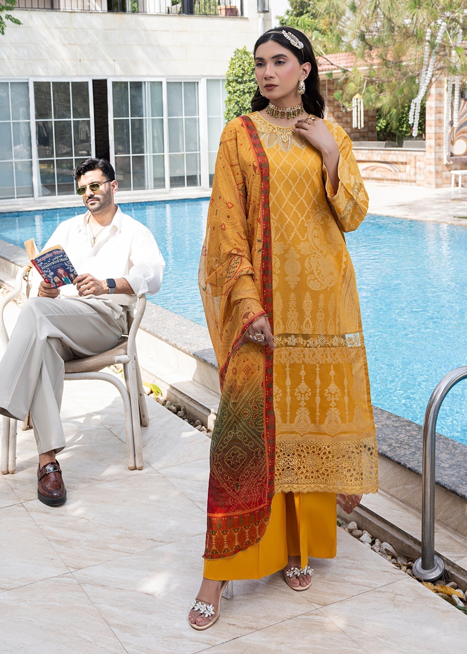 Zuri SAFINAZ JK 19 MUSTARD Women 3pcs