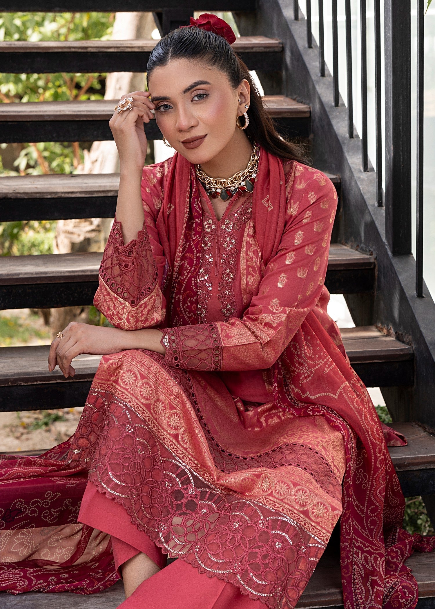 Zuri EMAAN JK 21 DEEP PINK Women 3pcs