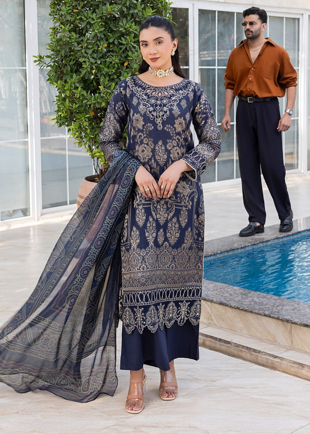 Zuri NUREH JK 17 NAVY BLUE Women 3pcs