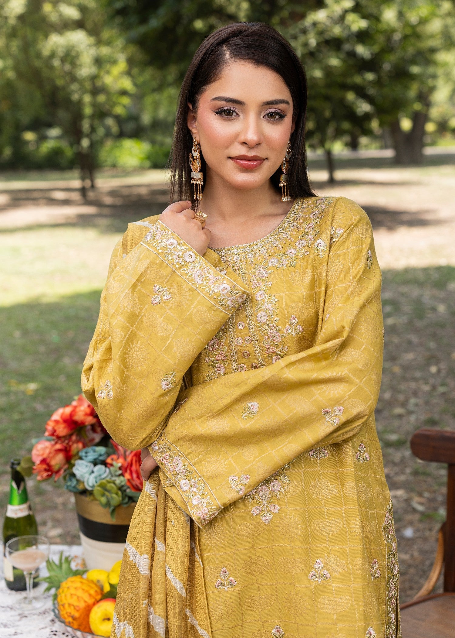Zuri ZAREEN ZP 26 OLIVE GREEN Women 3pcs