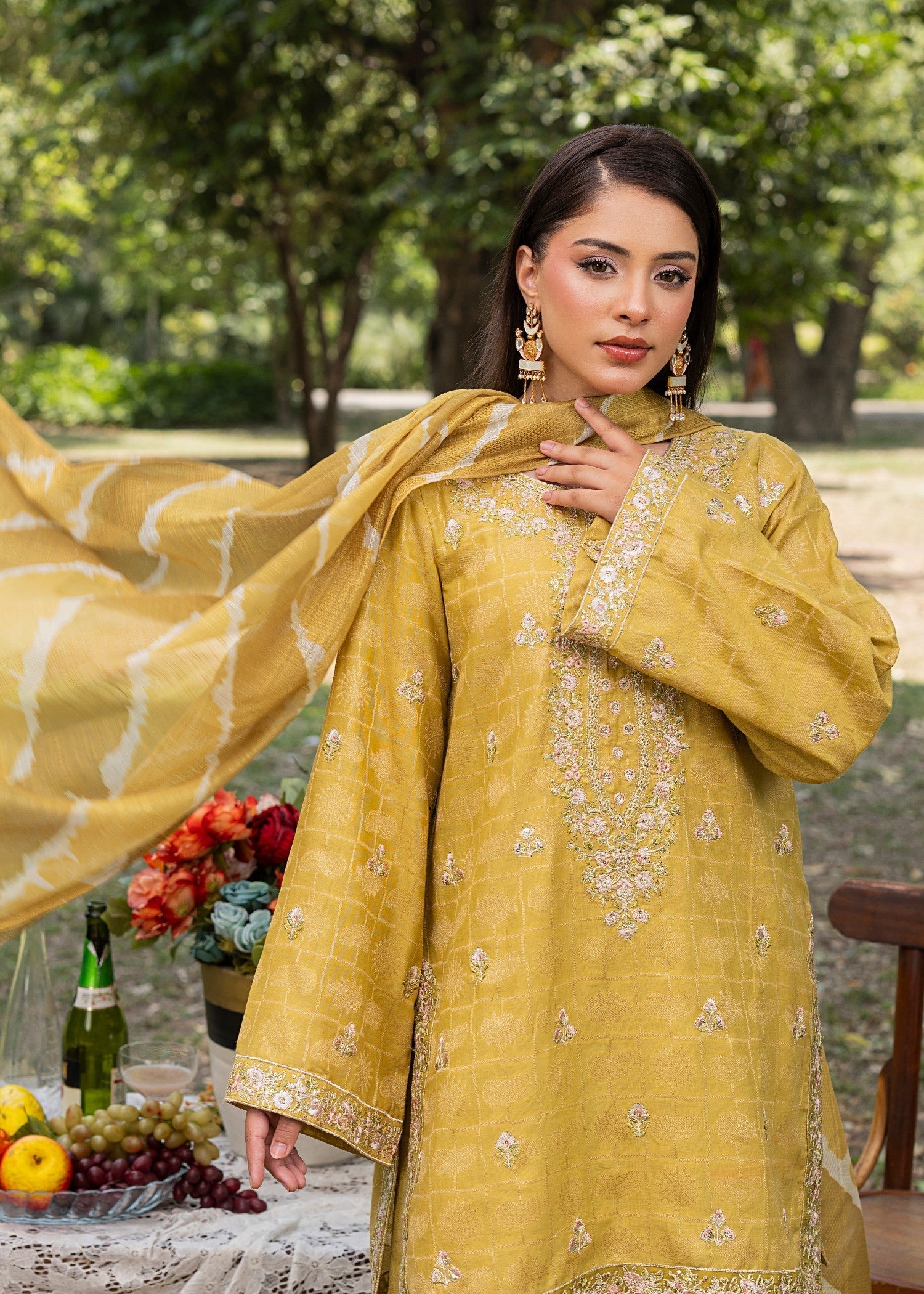 Zuri ZAREEN ZP 26 OLIVE GREEN Women 3pcs