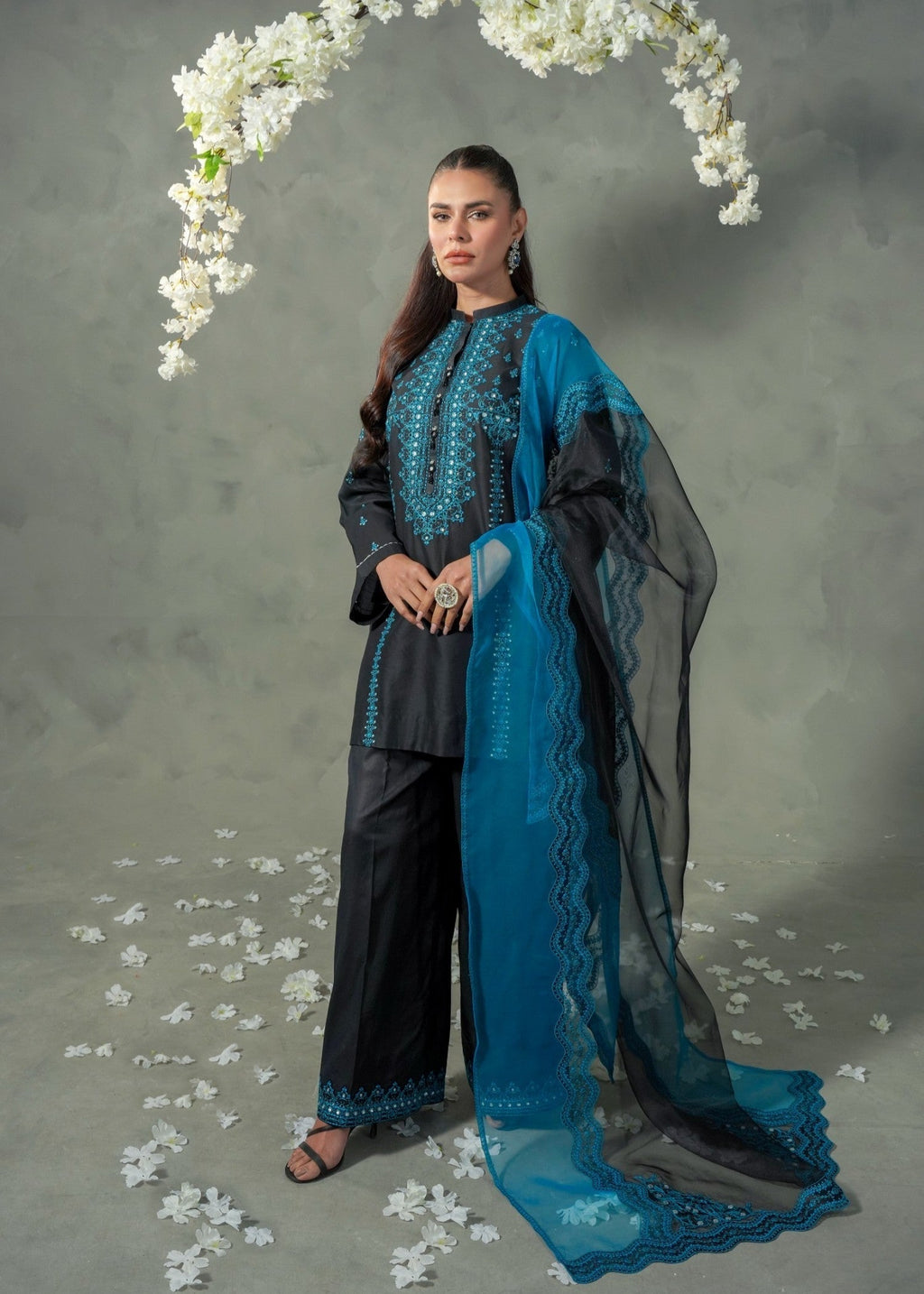 Mayal Feroze ZC 925 24 Black Women 3pcs
