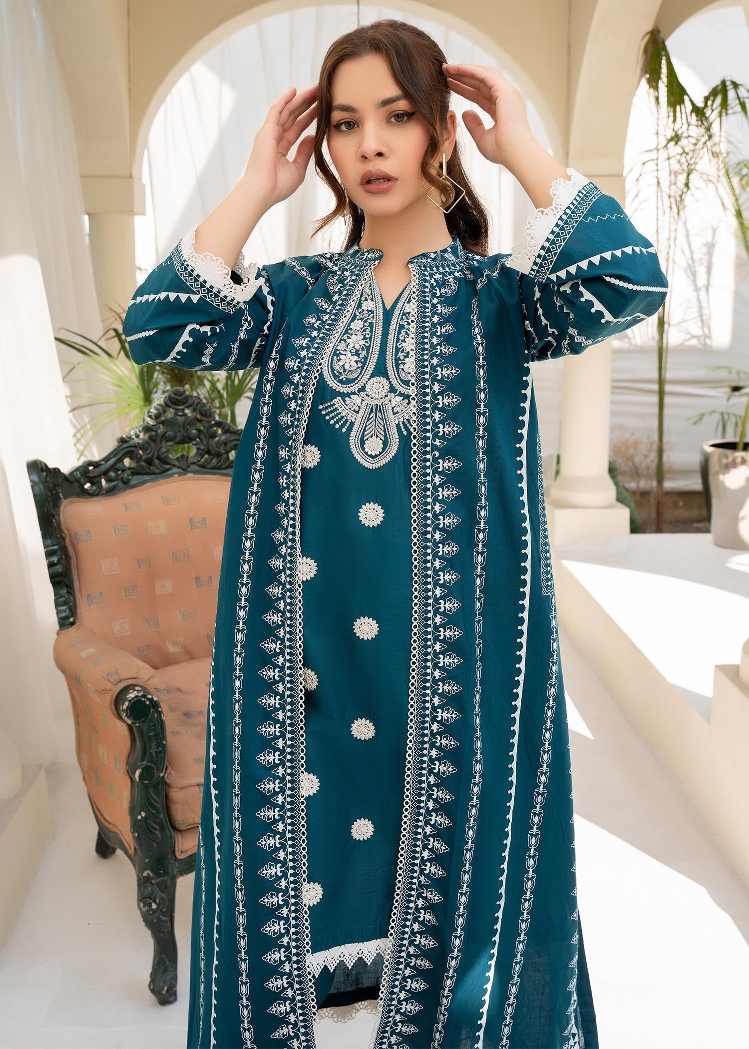 Sahibas By Mirza Nova (Zinc) Women 2pcs