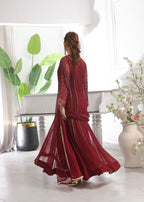 Alsiyab Raani Maroon Women 3pcs