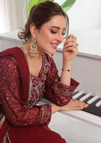 Alsiyab Raani Maroon Women 3pcs