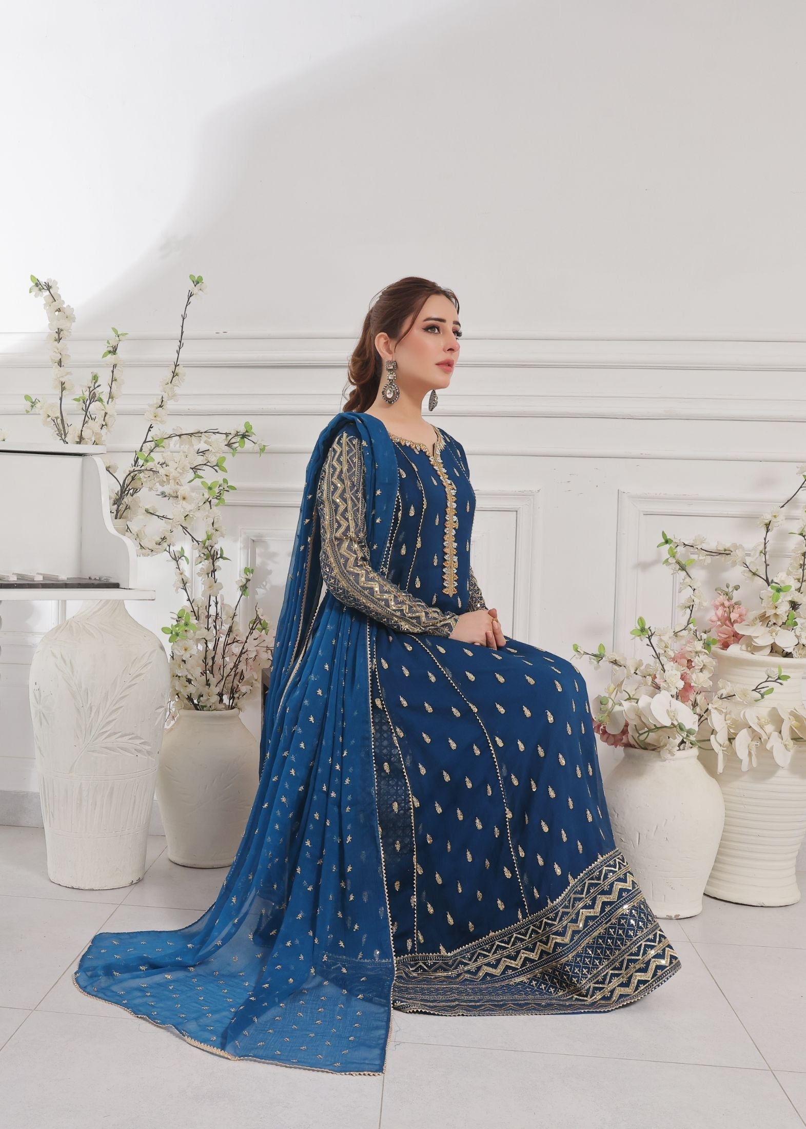 Alsiyab Bahaar Peacock Women 3pcs