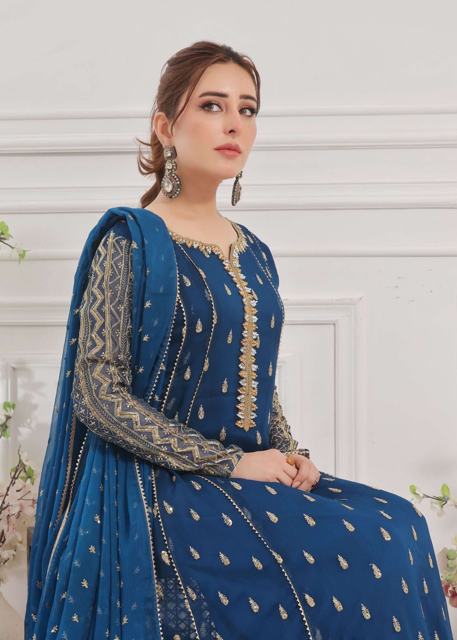 Alsiyab Bahaar Peacock Women 3pcs