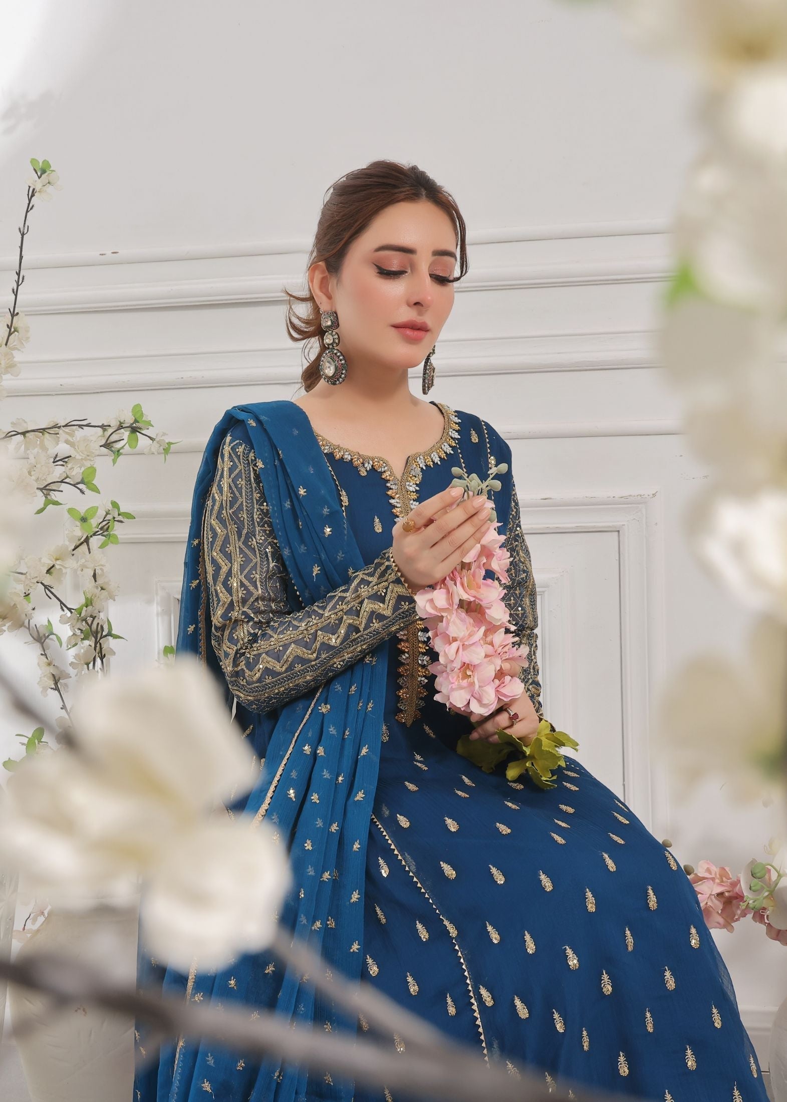 Alsiyab Bahaar Peacock Women 3pcs