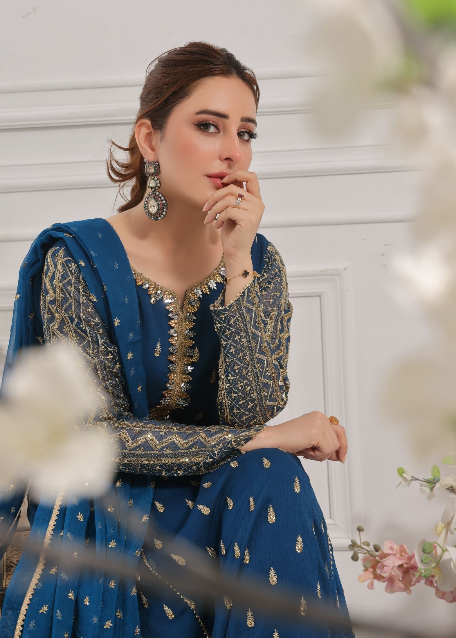 Alsiyab Bahaar Peacock Women 3pcs