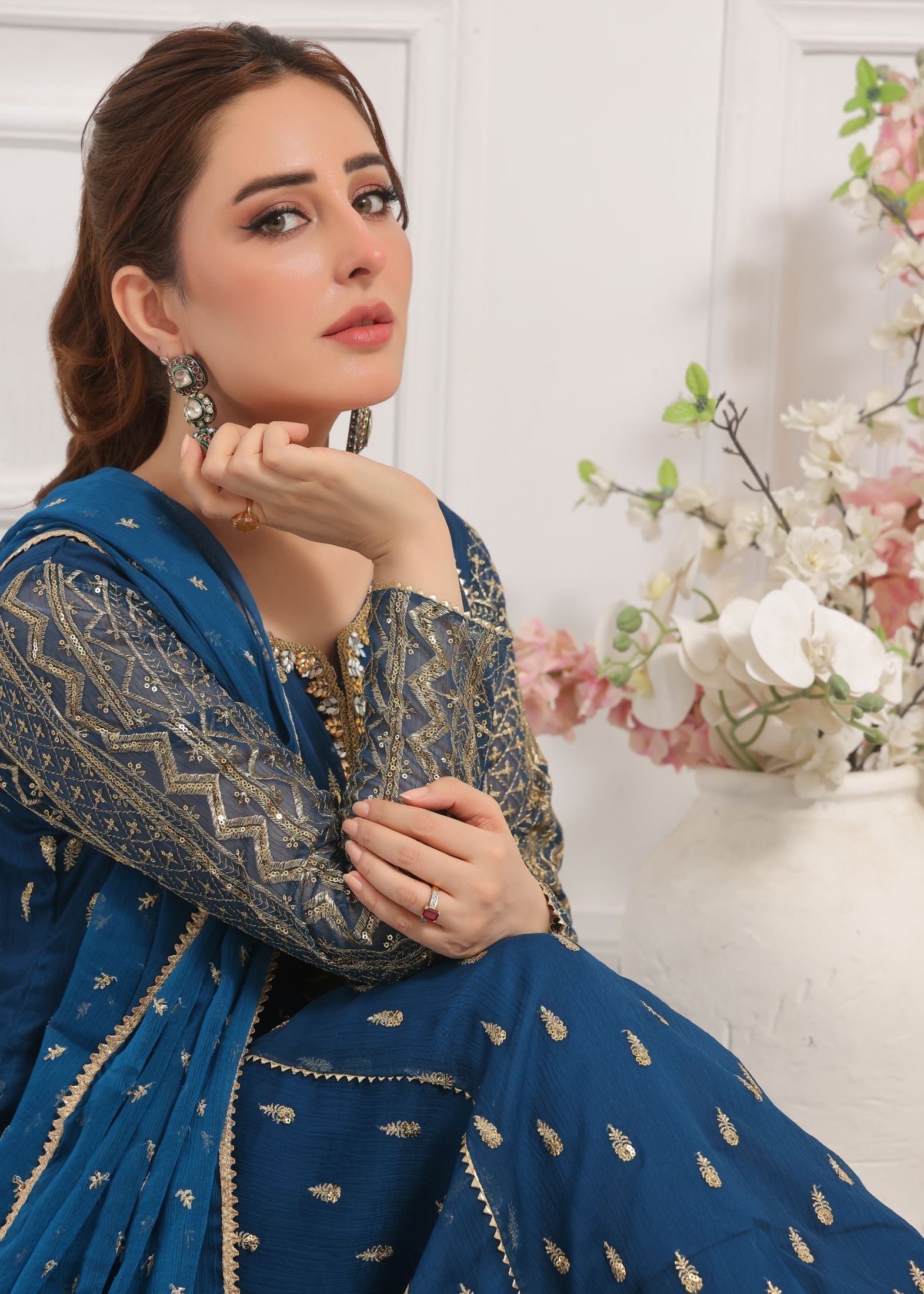 Alsiyab Bahaar Peacock Women 3pcs