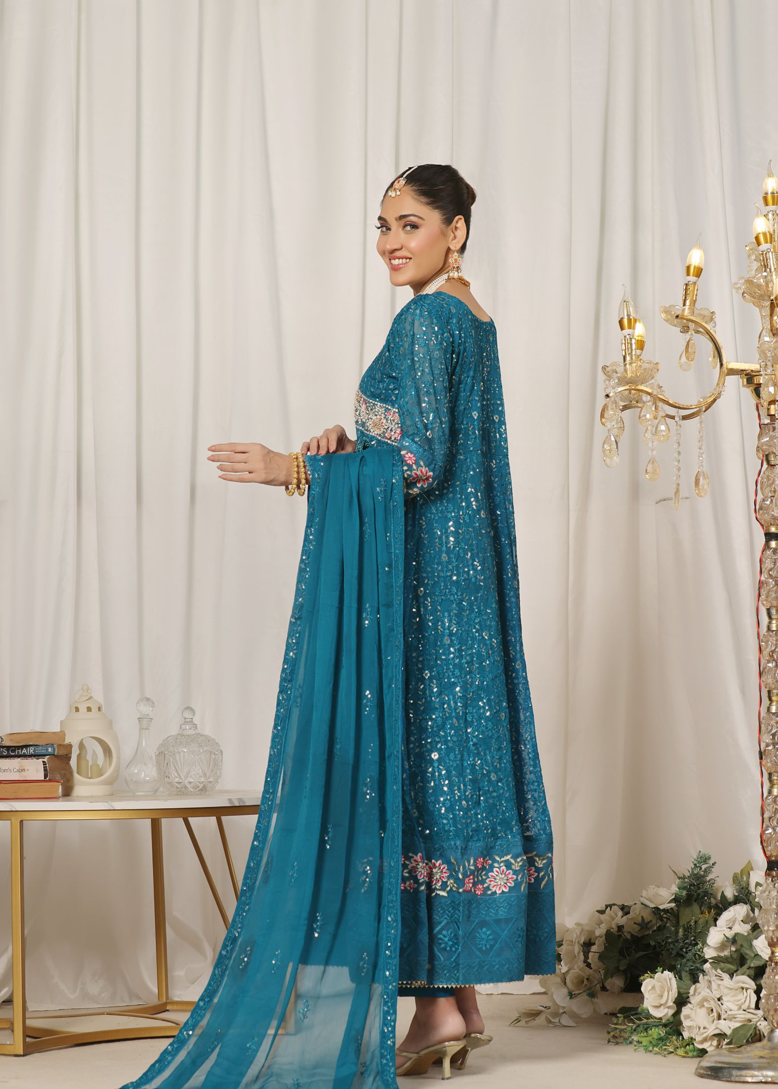 Alsiyab Jahanara Peacock Women 3pcs