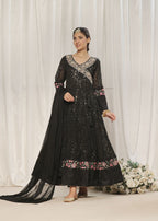 Alsiyab Jahanara Black Women 3pcs
