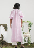 Halo Stripped Lilac Raglan Dress 0281 Women 1pcs