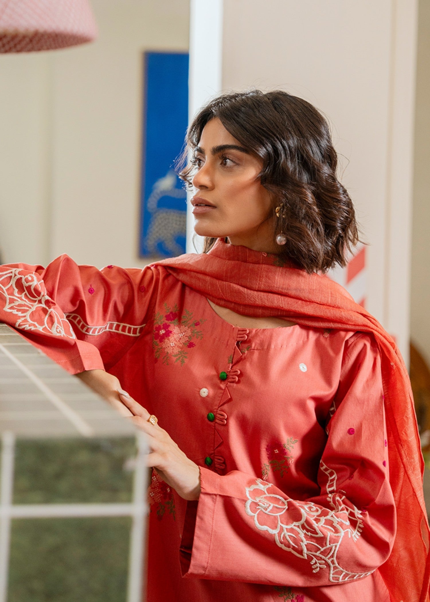 Kross Kulture Embroidered Lawn Suit 01522 Women 3pcs
