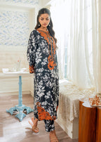 Kross Kulture Digital Print and Embroidered Silk Lawn Suit 01662 Women 2pcs