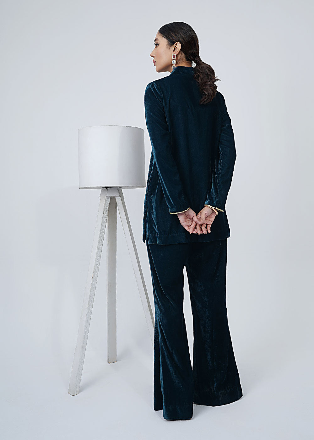 Shades By Abeeha Usman Dazzling Teal Women 2pcs