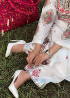 Tehzeeb Libas WHITE DOVE EMB Women 2pcs