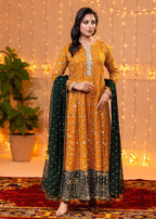 Ayesha Closet Hajra Noor Mustard Women 3pcs