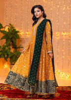 Ayesha Closet Hajra Noor Mustard Women 3pcs