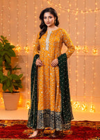Ayesha Closet Hajra Noor Mustard Women 3pcs