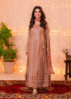 Ayesha Closet Zulaikha Coral Pink Women 3pcs
