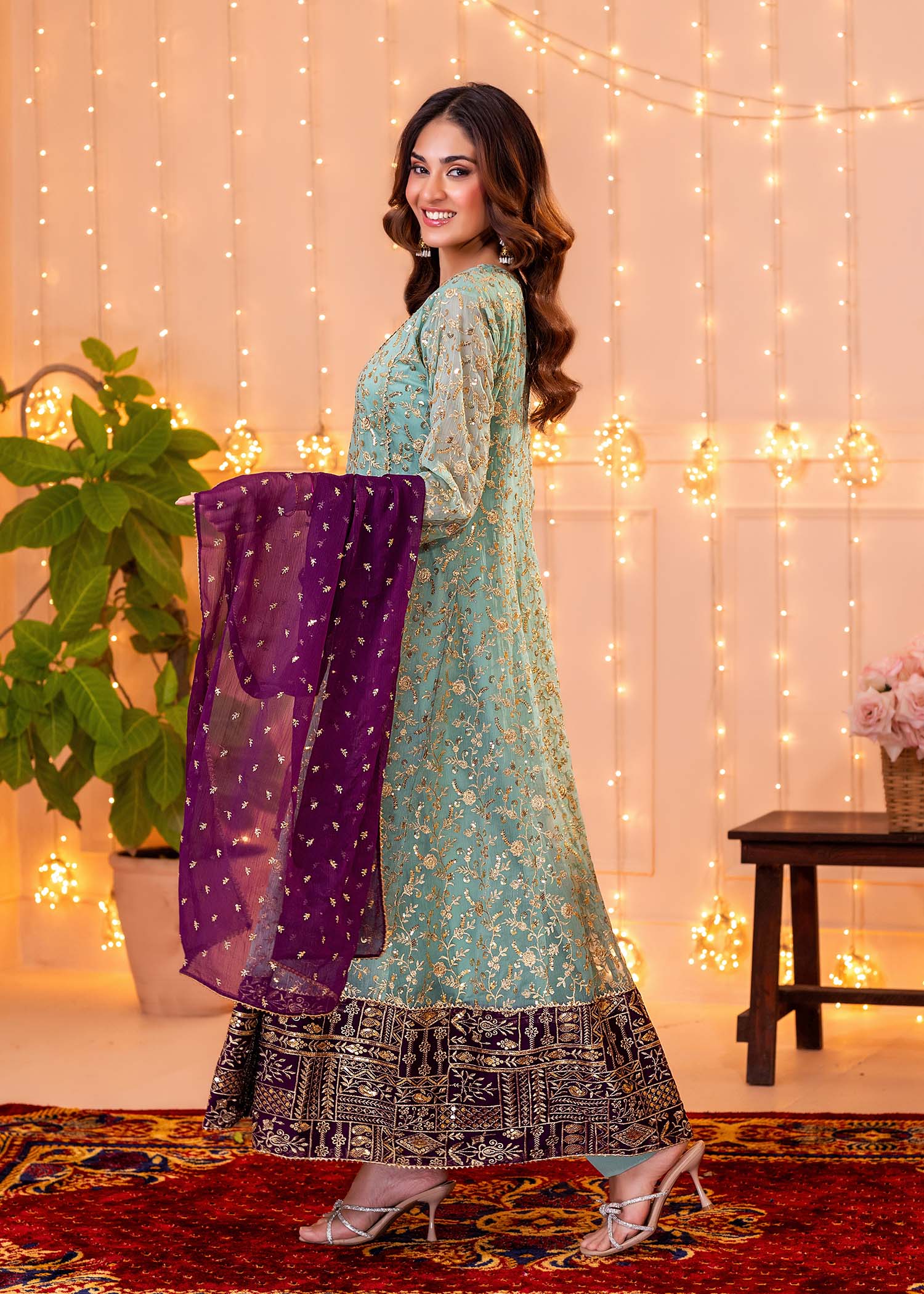 Ayesha Closet Hajra Noor Aqua Women 3pcs