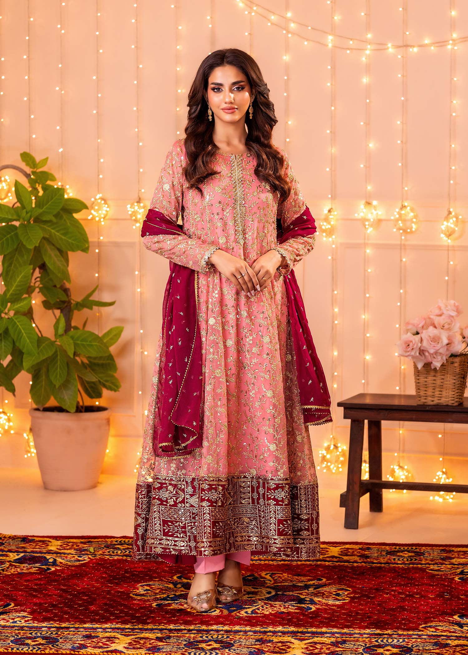 Ayesha Closet Hajra Noor Pink Women 3pcs
