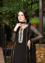 Manahils KURTI 123 BLACK Women 3pcs