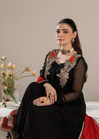 Khuda Baksh Creations M 110 Black Women 4pcs